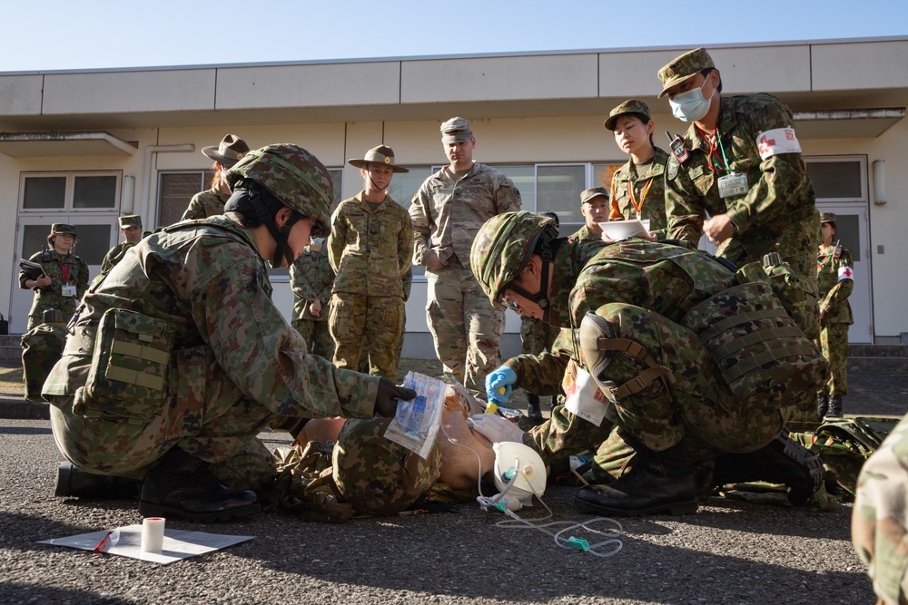 Yama Sakura 87: Trilateral Military Medical Training Exercise