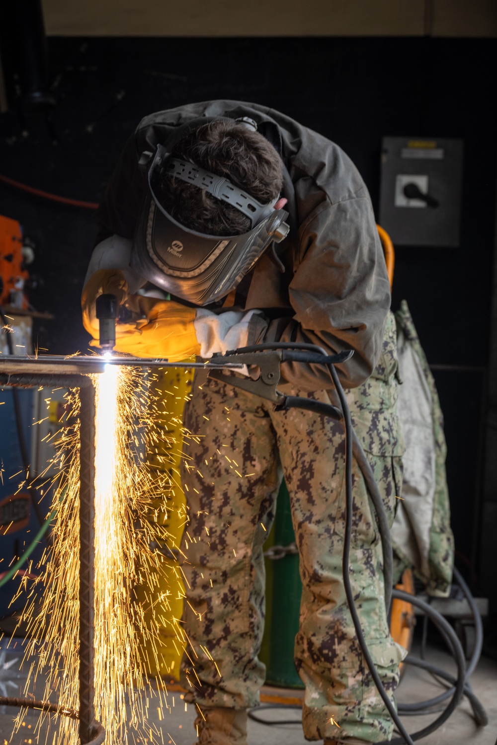 Forging Readiness: NMCB-3 Welding Practice in Okinawa