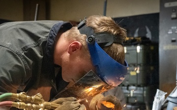 Forging Readiness: NMCB-3 Welding Practice in Okinawa