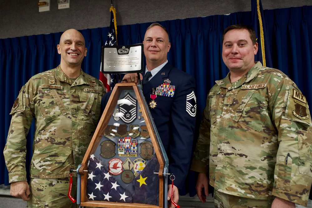 176th Wing Chief Master Sergeant Shawn Arnzen Retires