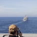 Replenishment-at-sea aboard USS Harpers Ferry