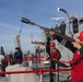 Replenishment-at-sea aboard USS Harpers Ferry