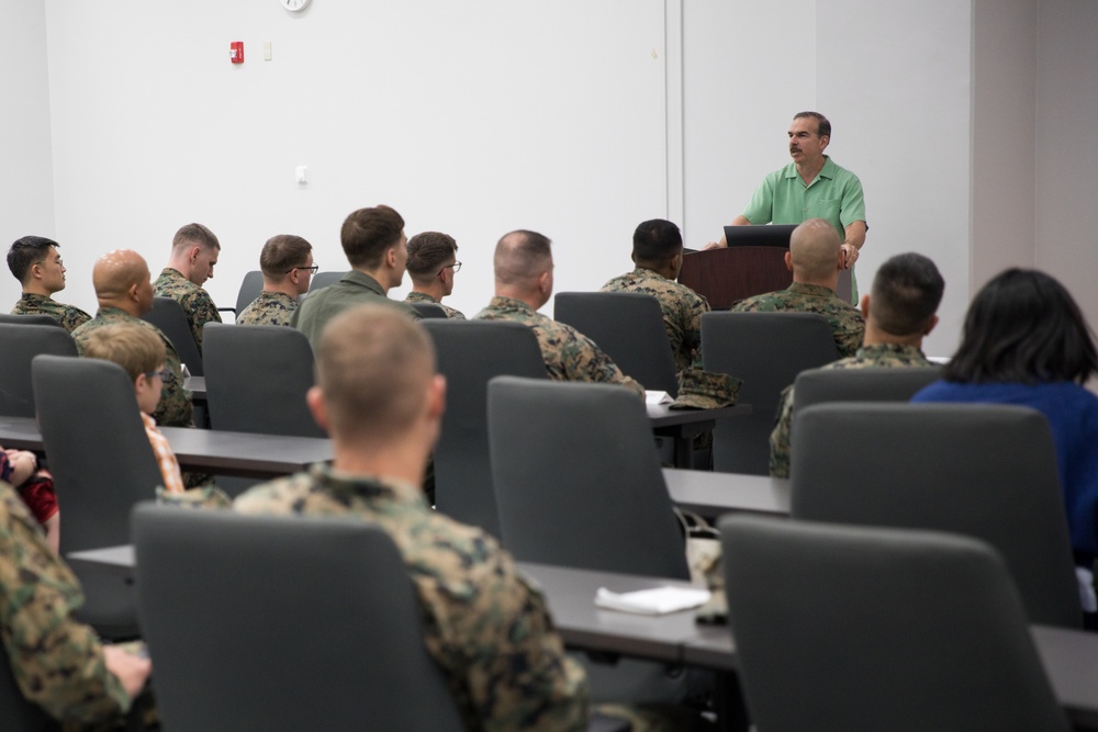 MCAS Iwakuni’s first blended Expeditionary War School seminar students graduate