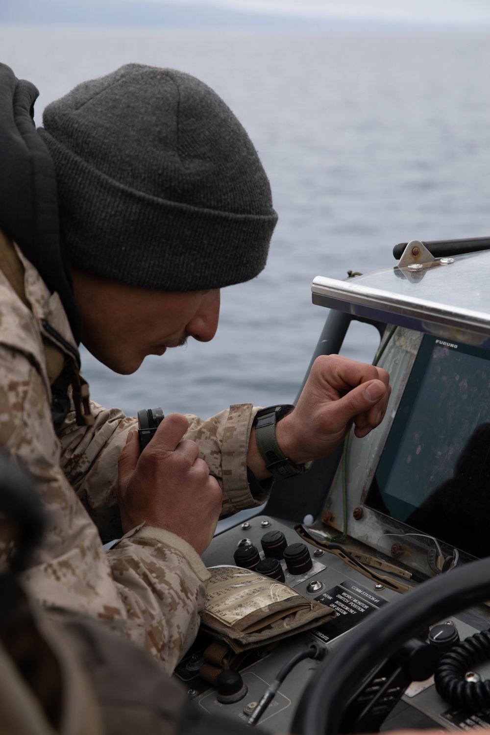 Marines conduct maritime domain awareness training during Steel Knight