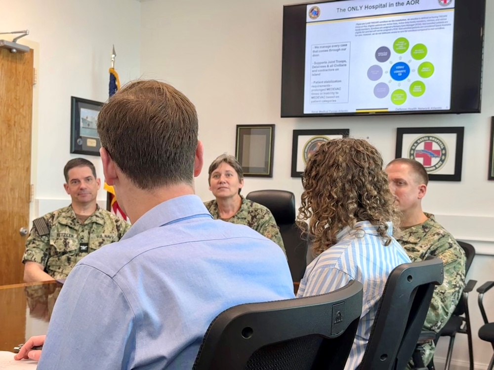 SASC Staff Delegation Visit U.S. Naval Hospital Guantanamo Bay