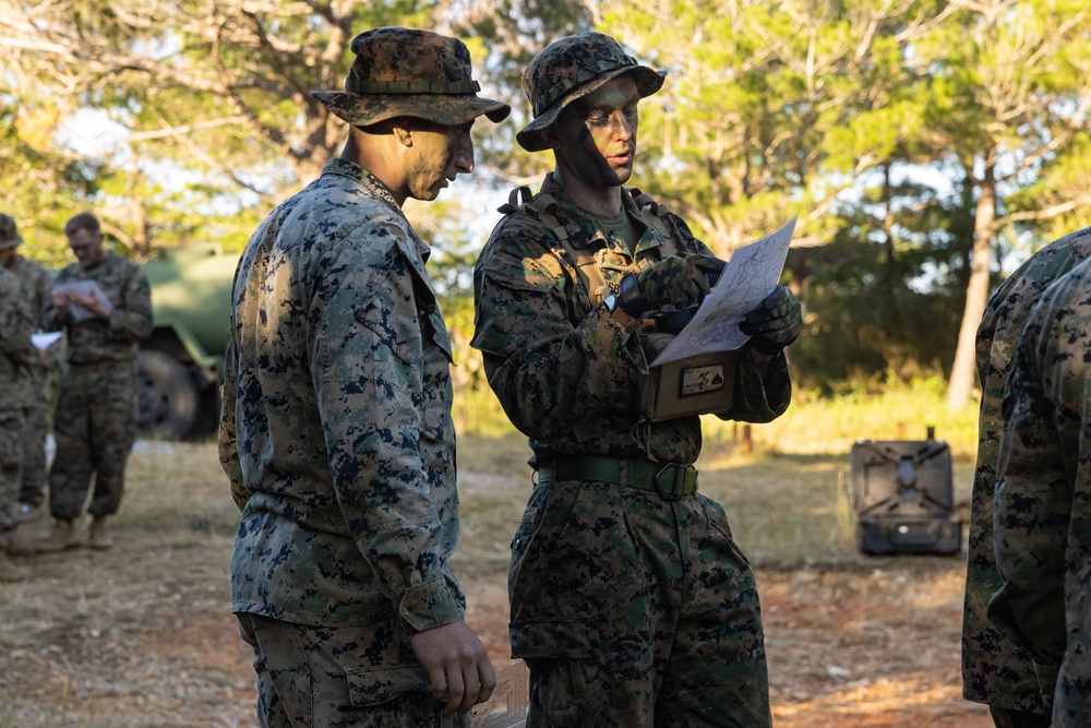 12th MLR Increases Confidence In Their Basic Skills During Land Navigation Training