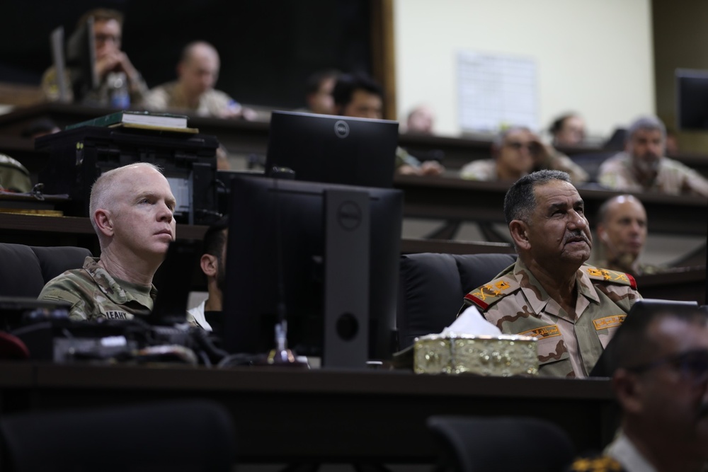 CJTF-OIR, JOC-I Command Leadership Review Security Situation in Syria