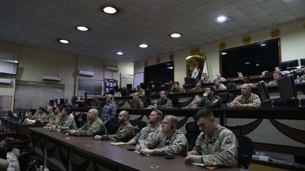 CJTF-OIR, JOC-I Command Leadership Review Security Situation in Syria