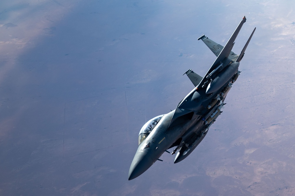 KC-135 Stratotanker supports USCENTCOM fighter and bomber assets with mission-sustaining fuel
