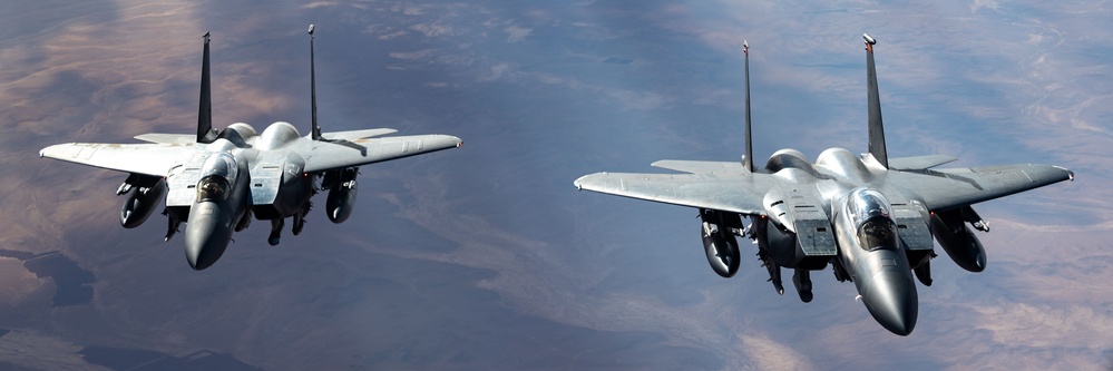 KC-135 Stratotanker supports USCENTCOM fighter and bomber assets with mission-sustaining fuel