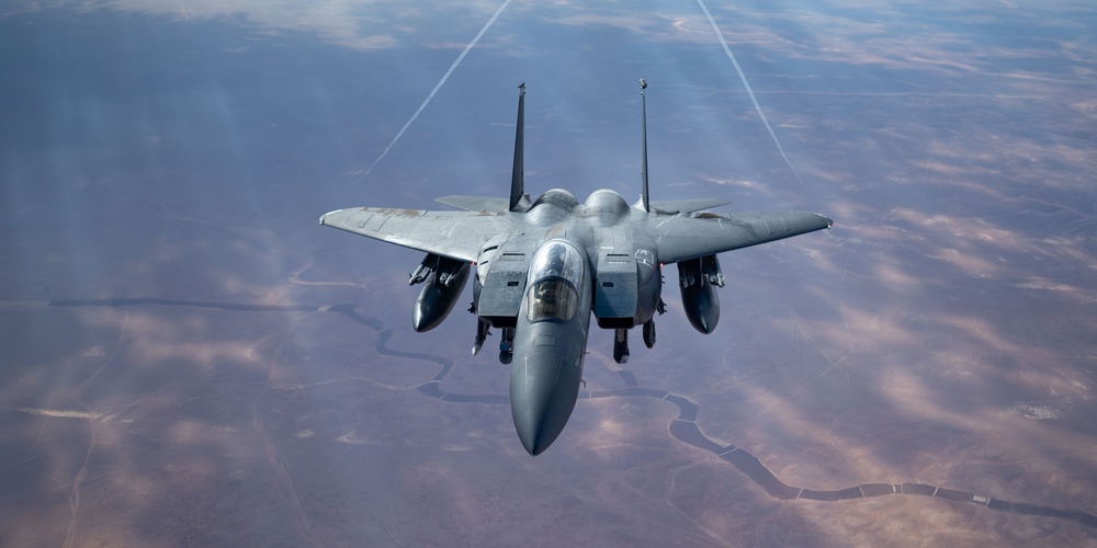 KC-135 Stratotanker supports USCENTCOM fighter and bomber assets with mission-sustaining fuel