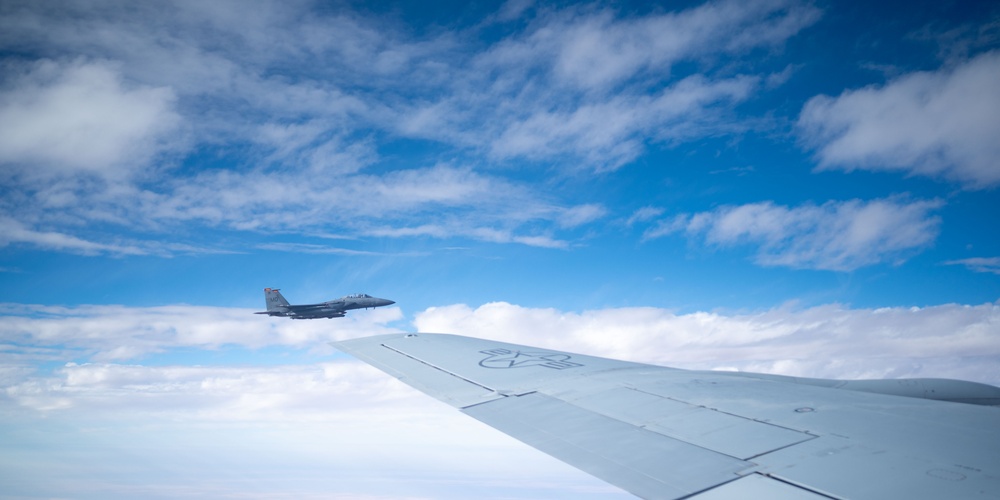 KC-135 Stratotanker supports USCENTCOM fighter and bomber assets with mission-sustaining fuel