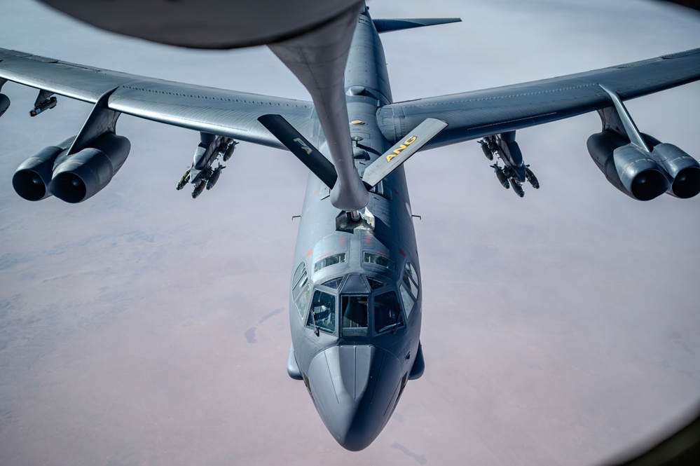 KC-135 Stratotanker supports USCENTCOM fighter and bomber assets with mission-sustaining fuel