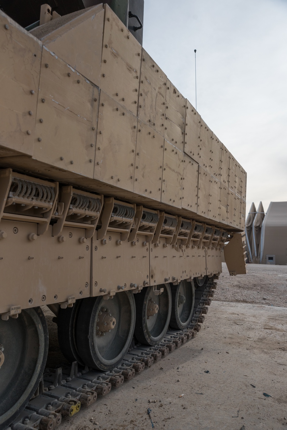 Coalition Forces Deploy M2A3 Bradley Fighting Vehicles