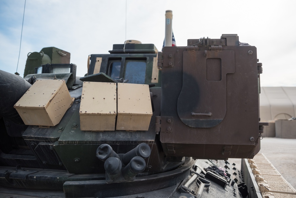 Coalition Forces Deploy M2A3 Bradley Fighting Vehicles