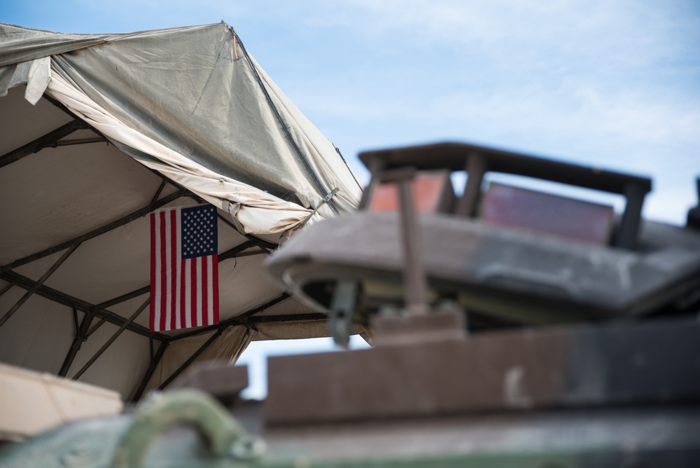 Coalition Forces Deploy M2A3 Bradley Fighting Vehicles