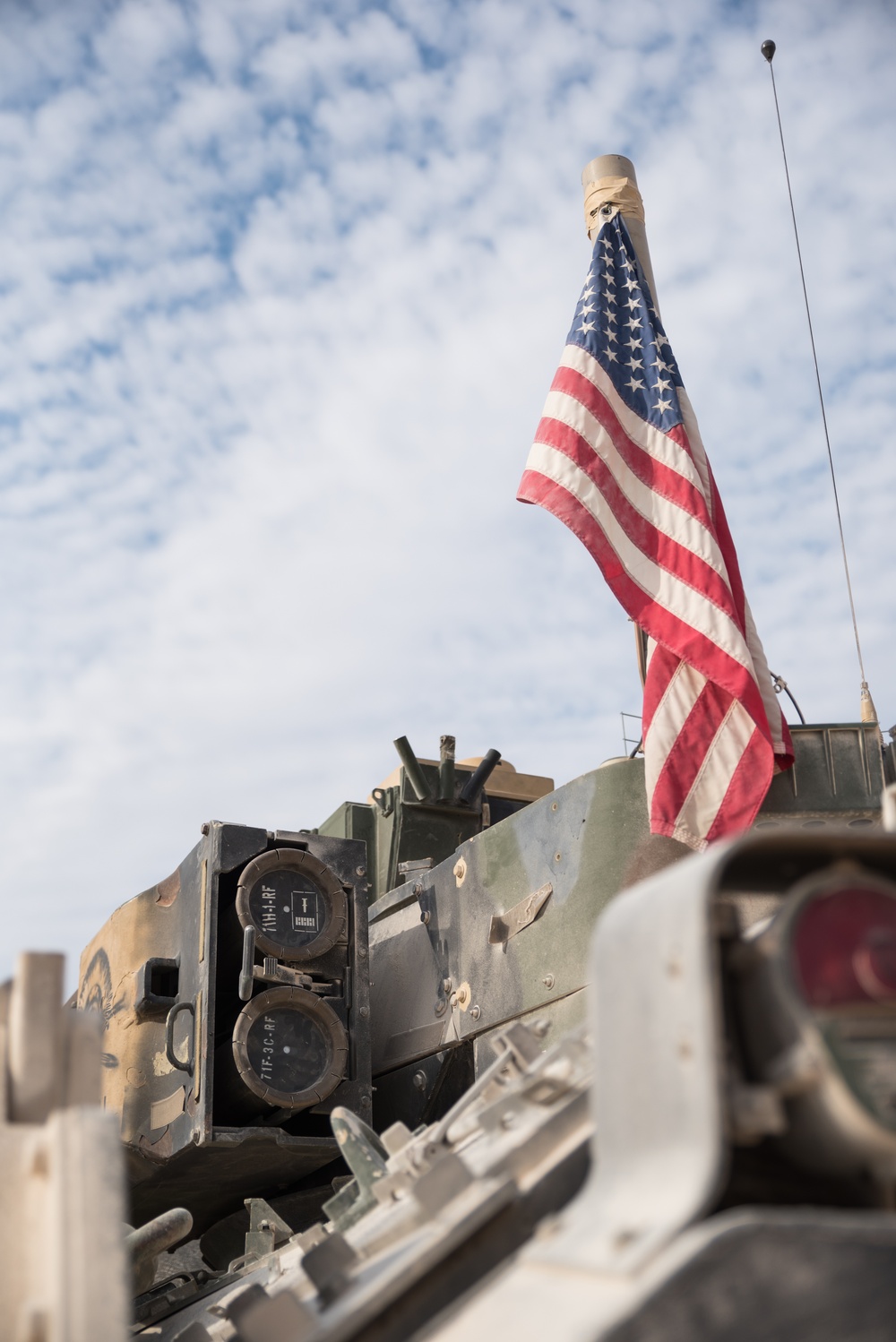 Coalition Forces Deploy M2A3 Bradley Fighting Vehicles