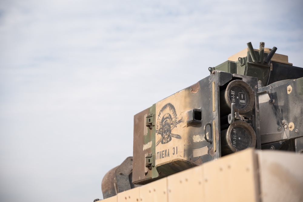 Coalition Forces Deploy M2A3 Bradley Fighting Vehicles