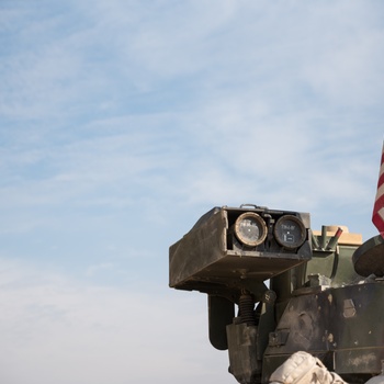 Coalition Forces Deploy M2A3 Bradley Fighting Vehicles