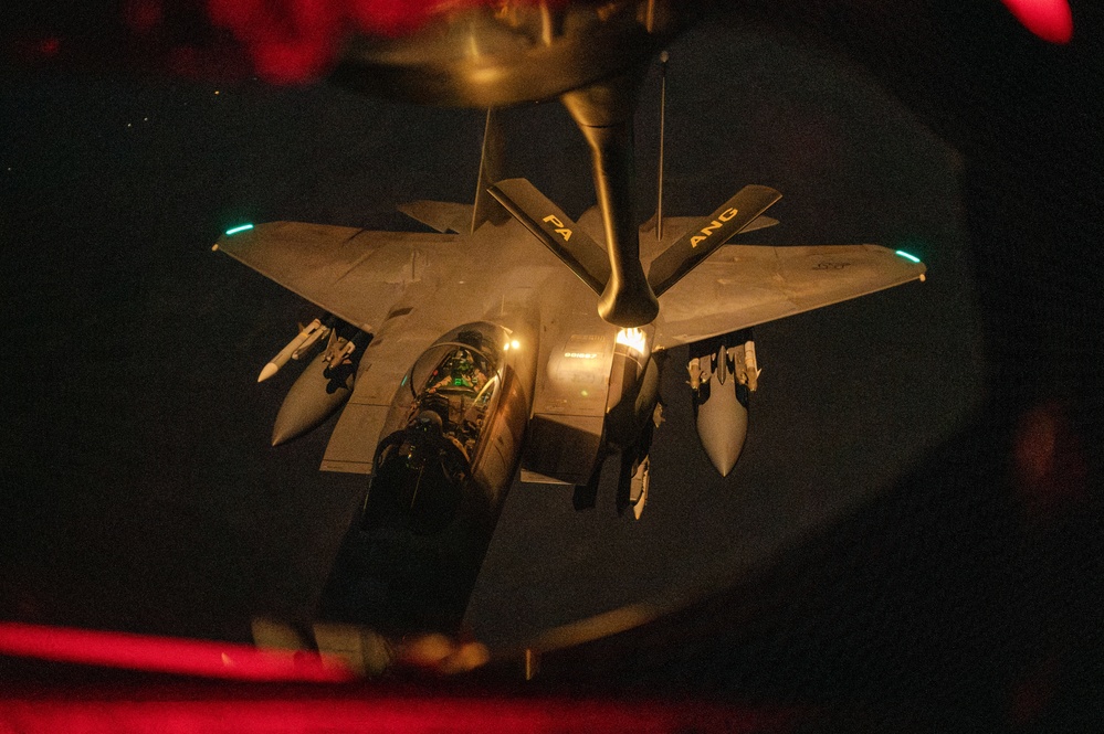 USCENTCOM KC-135s keep combat aircraft in the air