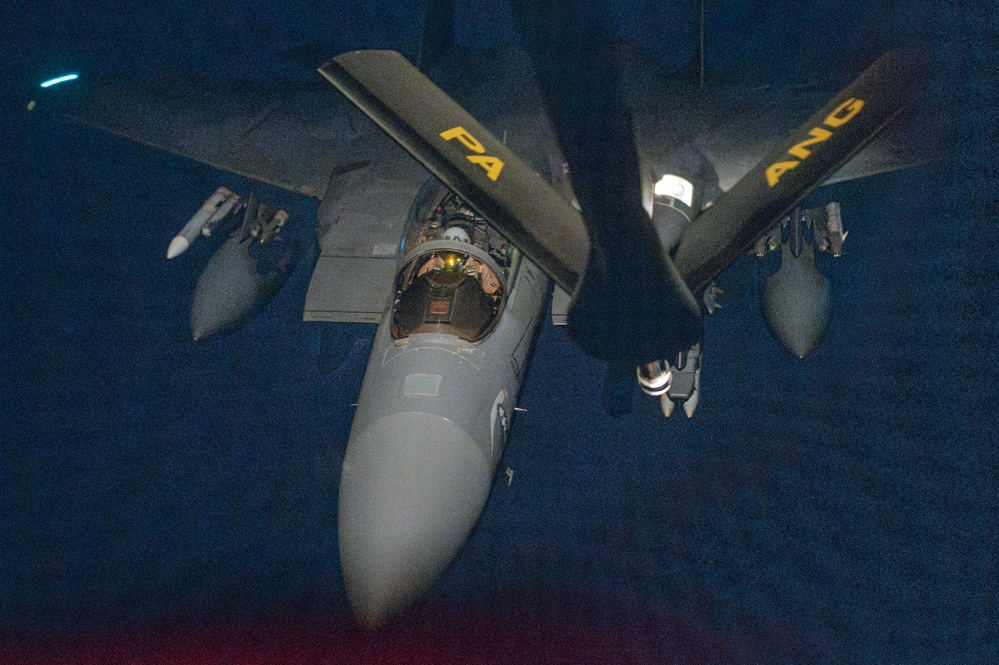 USCENTCOM KC-135s keep combat aircraft in the air