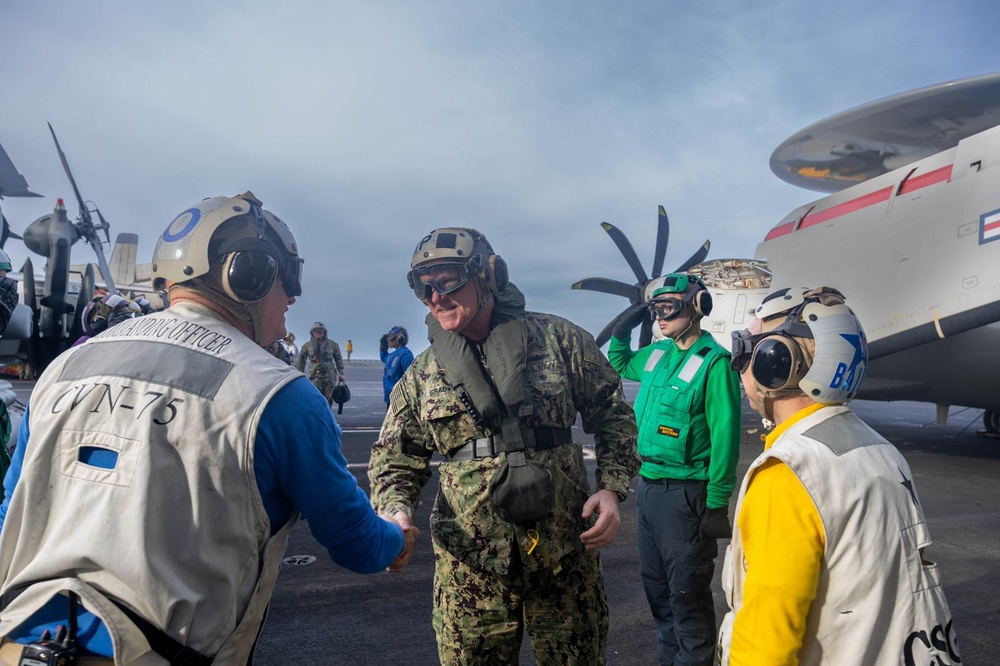 VCJCS Adm. Grady visits USS Harry S. Truman