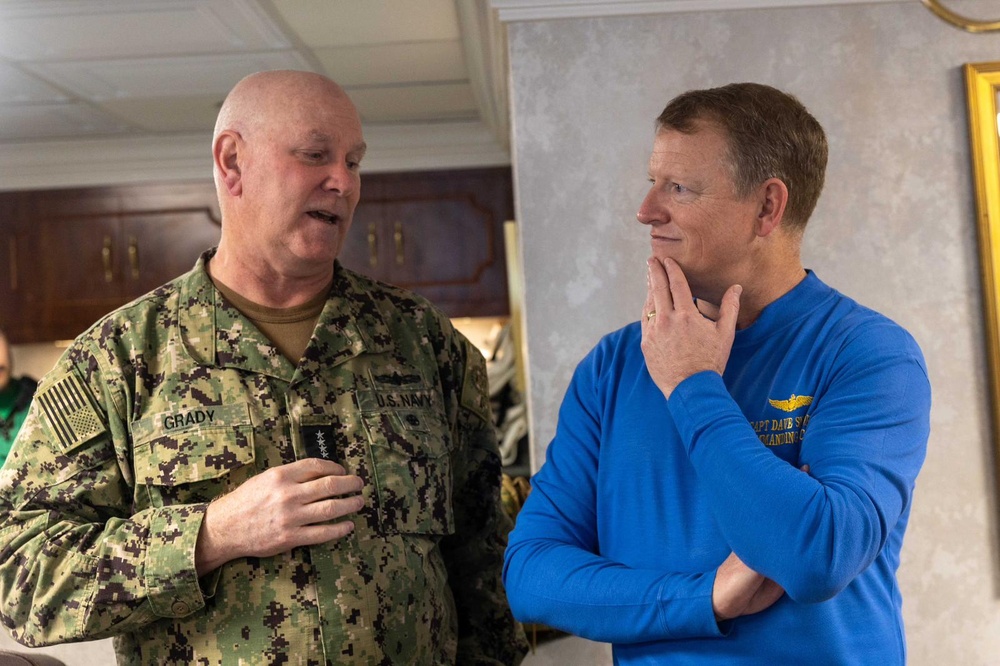 VCJCS Adm. Grady visits USS Harry S. Truman