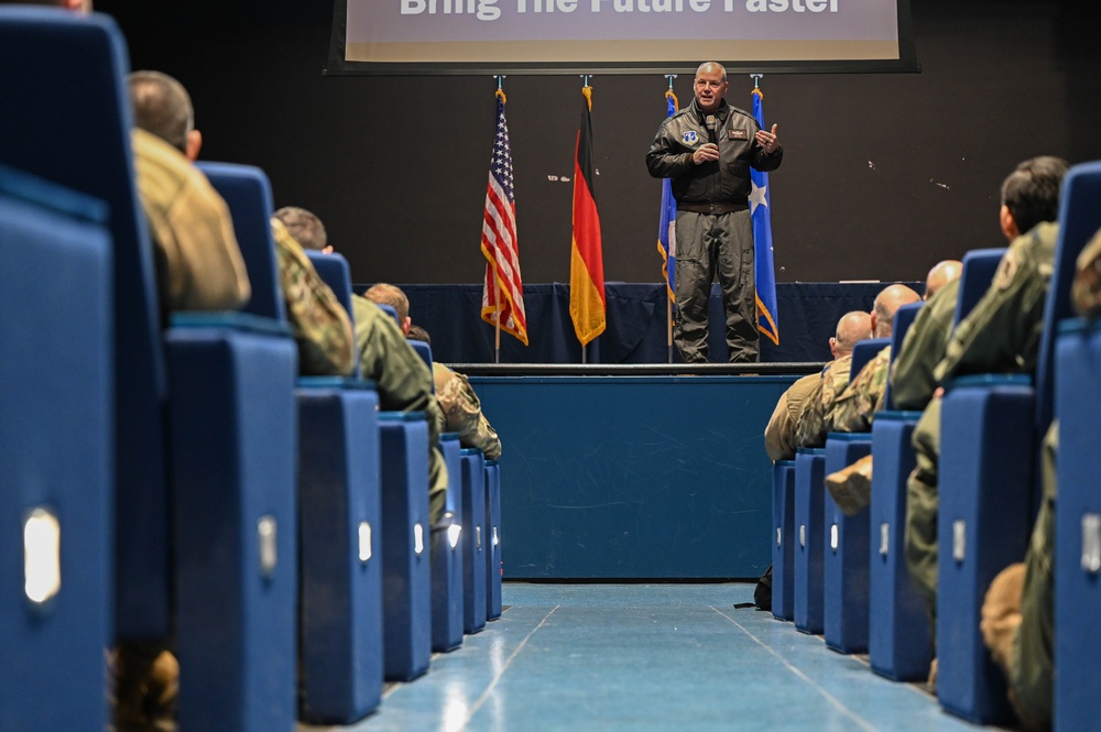 ANG deputy director speaks at all call