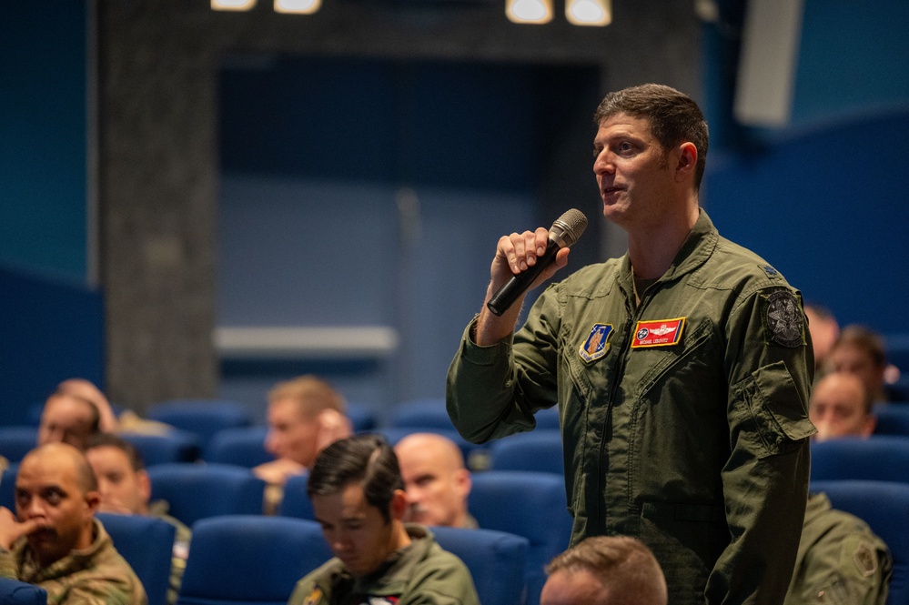 ANG deputy director speaks at all call