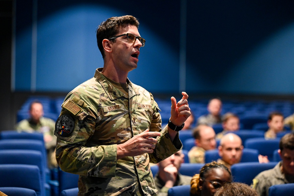 ANG deputy director speaks at all call