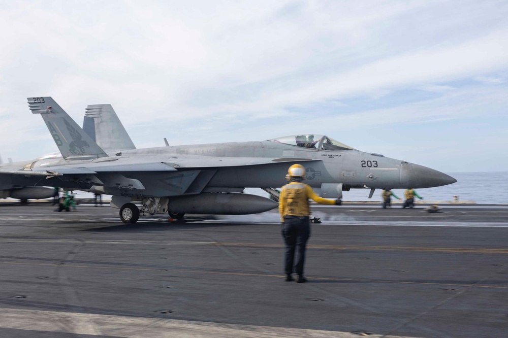 USS Harry S. Truman operates in the Mediterranean Sea