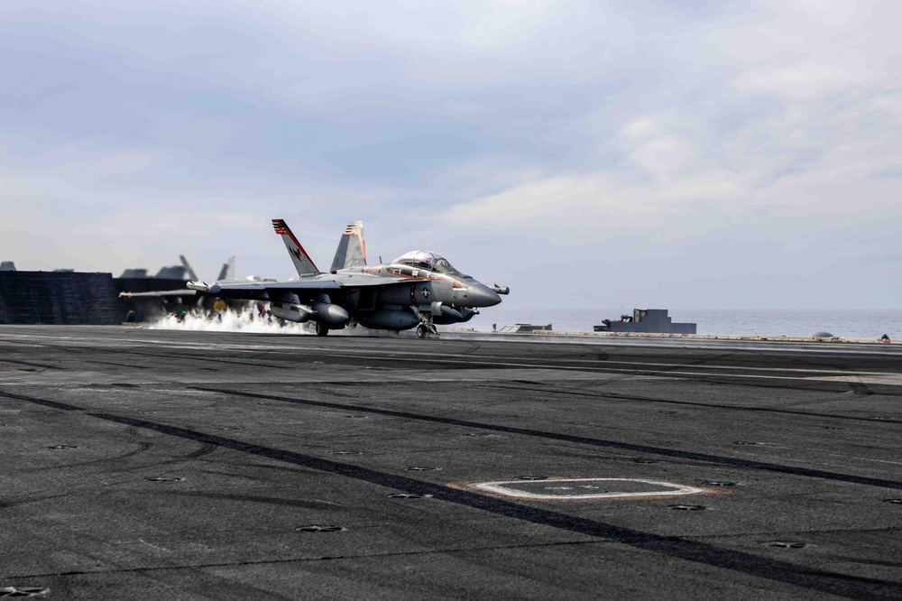 USS Harry S. Truman operates in the Mediterranean Sea