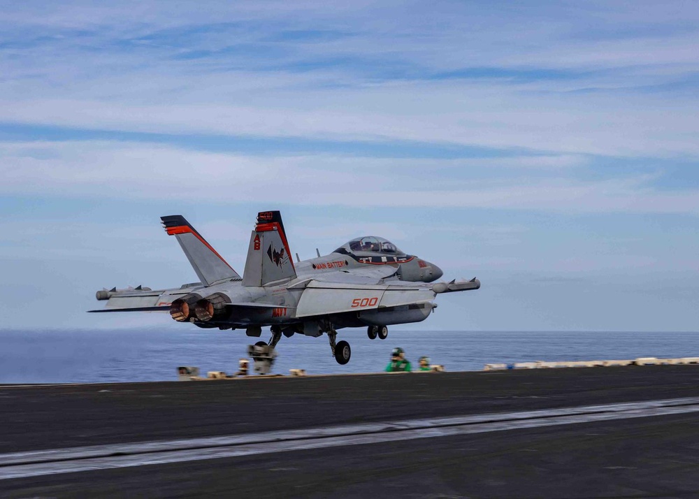 USS Harry S. Truman operates in the Mediterranean Sea