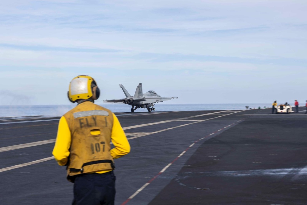 USS Harry S. Truman operates in the Mediterranean Sea