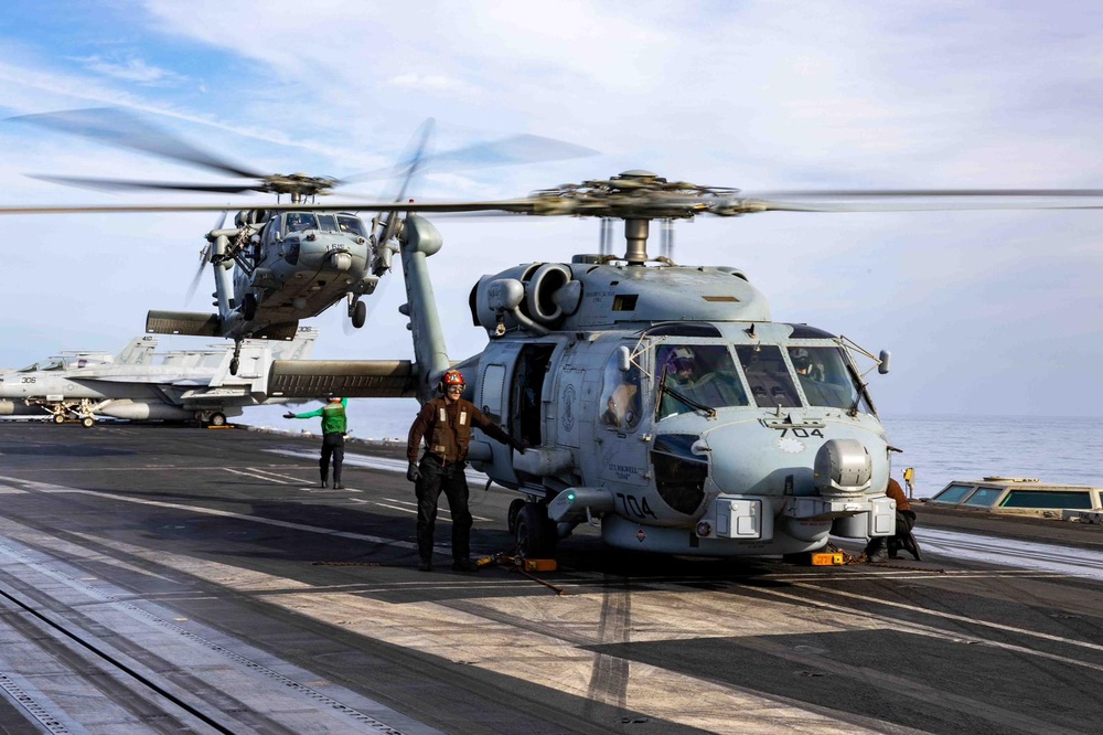 USS Harry S. Truman operates in the Mediterranean Sea