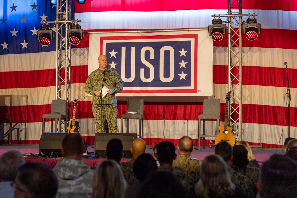 USO Holiday Tour Live at NSA Souda Bay