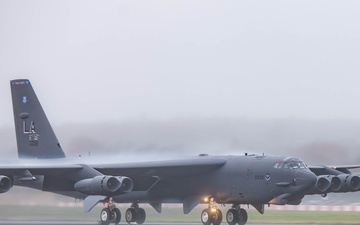 B-52s depart RAF Fairford after completing BTF 25-1