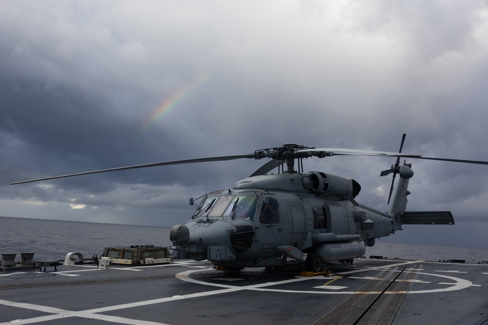 HSM 60, DET 2, Embarks USS Oscar Austin (DDG 79) for First FDNF-E Patrol