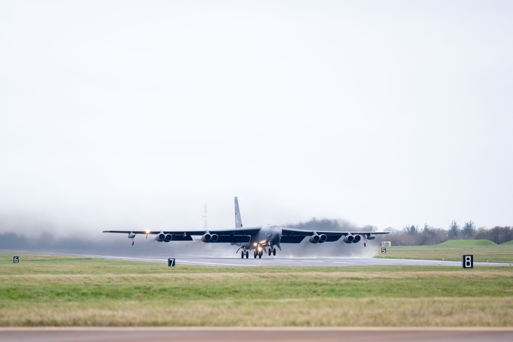 B-52s depart RAF Fairford to end BTF 25-1