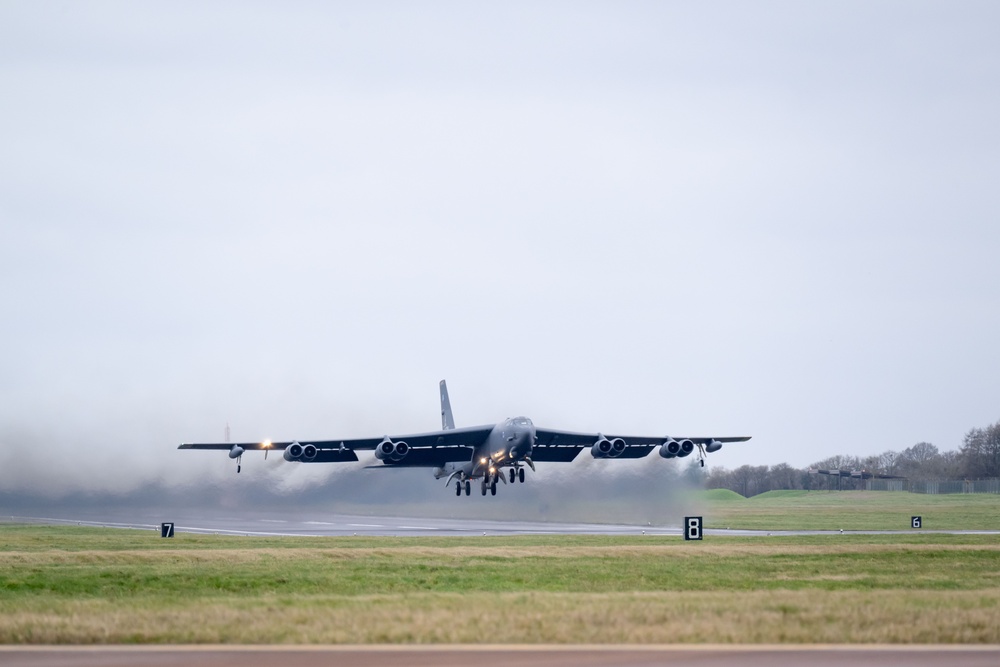 B-52s depart RAF Fairford to end BTF 25-1