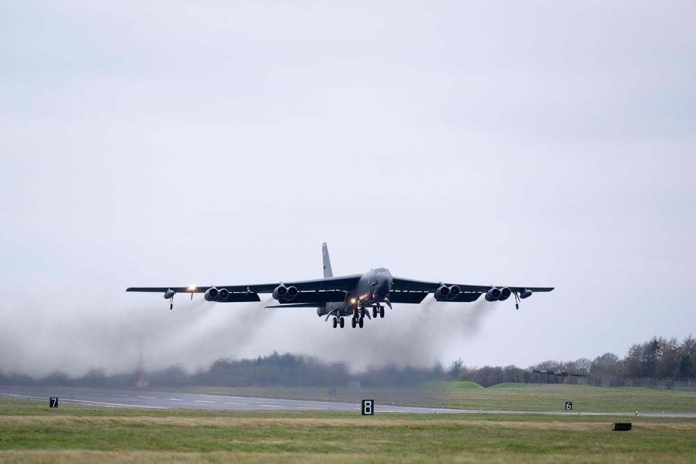 B-52s depart RAF Fairford to end BTF 25-1