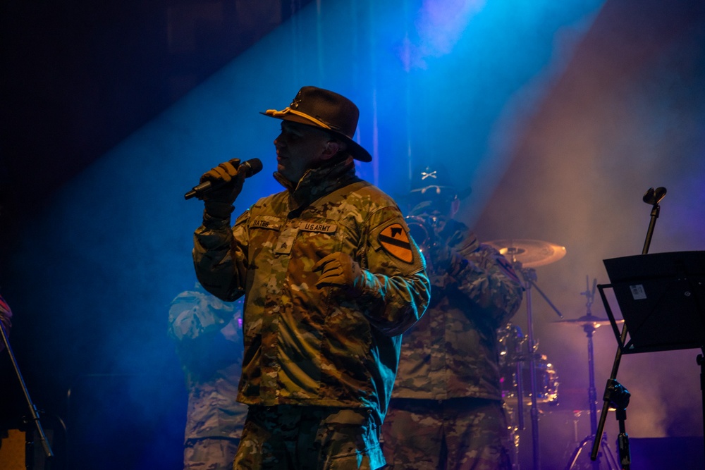 1st Cavalry Division Band Performs Holiday Music in Boleslawiec, Poland