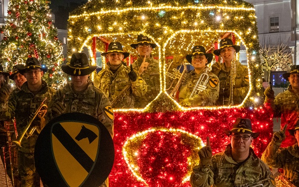 1st Cavalry Division Band Performs Holiday Music in Boleslawiec, Poland