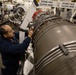 USS Gerald R. Ford (CVN 78) Sailor conducts engine maintenance