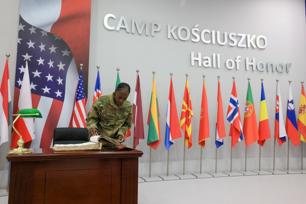 U.S. Army Brig. Gen. Amanda Azubuike Visits Poznan, Poland