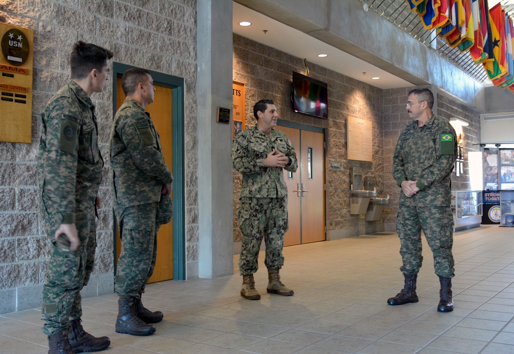 Brazilian Marines Visit NAVSCIATTS