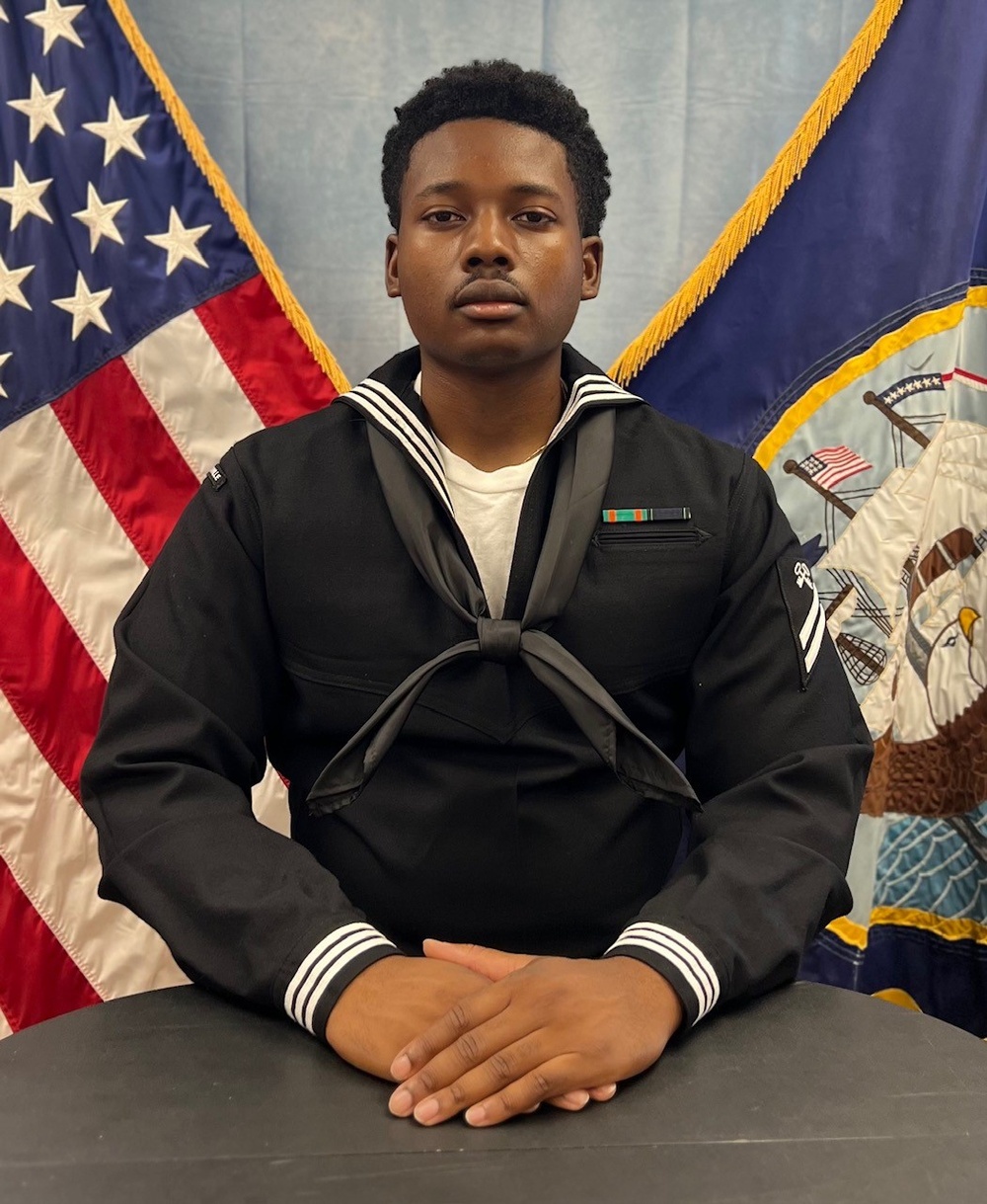 Logistic Specialist Seaman Jaleel Jacobs official photo