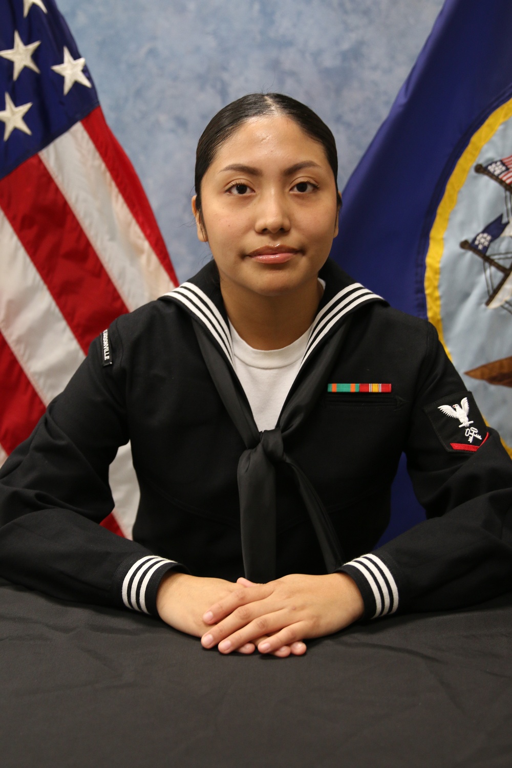 Logistics Specialist Petty Officer 3rd Class Itzel Rosales Official photo