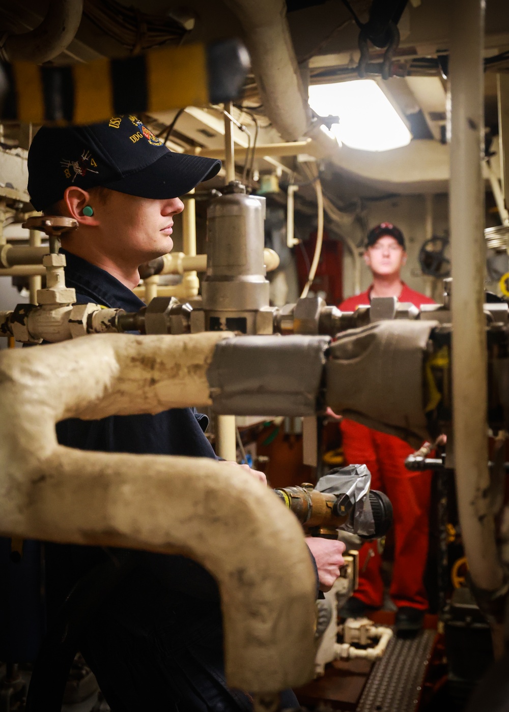 USS Bulkeley conducts an Integrated Training Team Drill