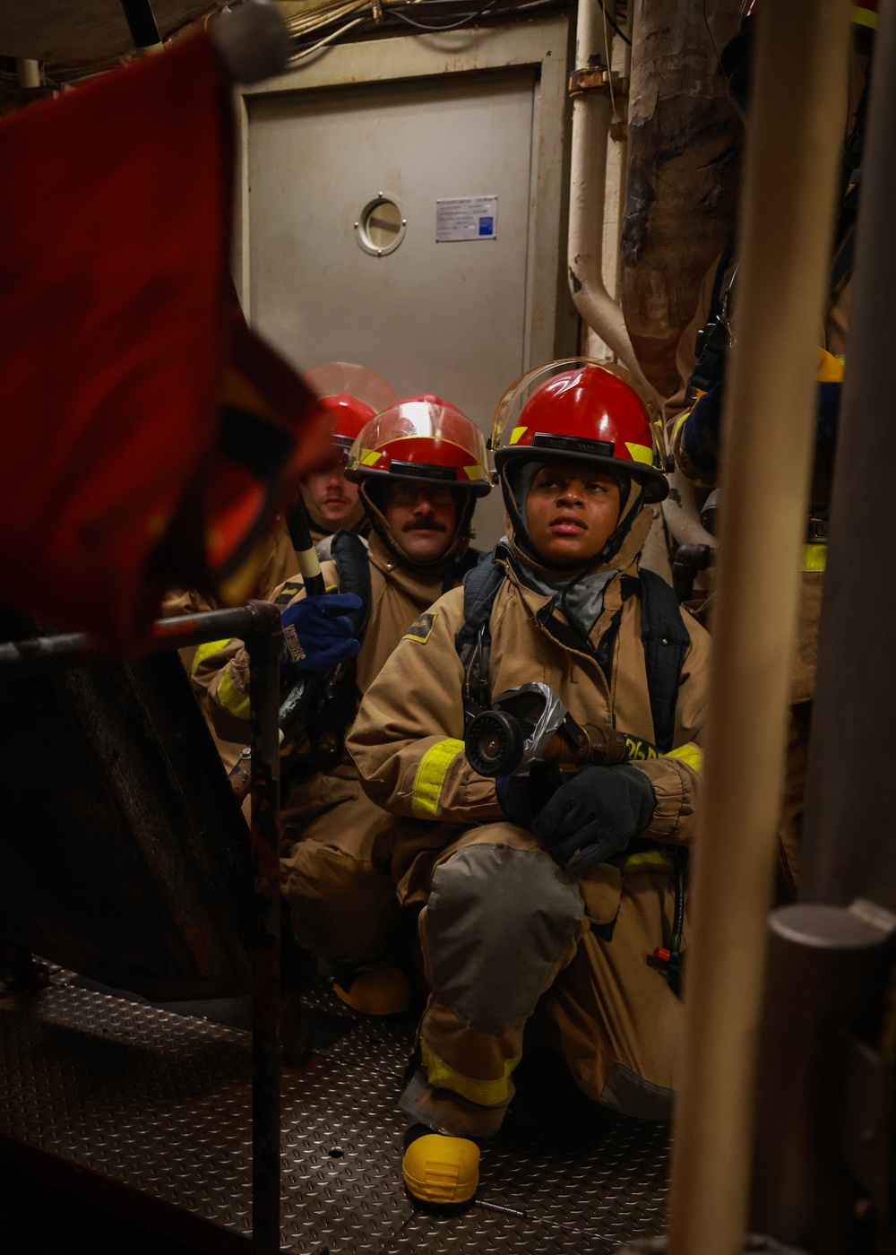 USS Bulkeley conducts an Integrated Training Team Drill